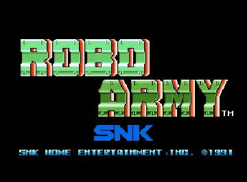 Robo Army screen shot title